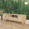 OKWISH Meuble TV 180 cm - Design Élégant Avec 2 Portes Et 1 Voir les images du produit 1