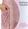 Accappatoio da donna rosa taglia XL – soffice, extra lungo, Anteprima dell’immagine prodotto 5