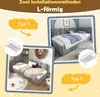 MODFU Kinderbett Polsterbett 90x200cm,Schlafsofa mit Produktbild-Vorschau 6