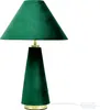 Lampada da tavolo Relaxdays, paralume in velluto e base in Anteprima dell’immagine prodotto 1