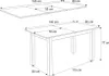 ARTON 140 cm ausziehbarer Tisch, Tischplatte Farbe: Produktbild-Vorschau 6