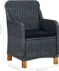 vidaXL Gartenstühle mit Kissen 2 Stk. Poly Rattan Voir les images du produit 8