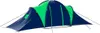 vidaXL Camping Tent 9 Persons Fabric Blue/Green Náhľad obrázku produktu 1