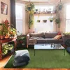 Tappeto in iuta e cotone con frange verde scuro 80x150 Anteprima dell’immagine prodotto 7