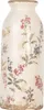 Clayre & Eef Vase Ø 8x20 cm Beige Keramik Blumen Produktbild-Vorschau 2