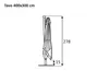 Schneider Ampelschirm TAVO 400 x 300 cm anthrazit – Produktbild-Vorschau 10
