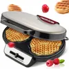 Clatronic HA 3833, 1 vafle/vaflí, Kruh, Černá, Stříbrná, 20 Náhled obrázku produktu 12