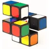 A close-up, slightly angled view of a Rubik's Cube edge piece, composed of multiple smaller cubes, against a white background. Produktbild-Vorschau