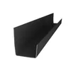 A black gutter profile on a white background. Anteprima dell’immagine prodotto