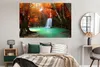 MuchoWow® Poster Herbst - Wasserfall - Wald 180x120 cm - Produktbild-Vorschau 4