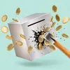Relaxdays spaarbox, niet te openen, roestvrij staal, 15 x Productafbeelding-voorbeeld 6