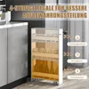 Nischenregal 13cm breit, Küchenregal Küchenschrank Produktbild-Vorschau 4