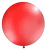 1 Stk. Luftballon Ø100cm "Uni Pastell" | Rot Produktbild-Vorschau 4