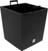 Bac à fleurs Anthracite 64 L aspect polyrotin Pot de fleurs Voir les images du produit 3