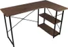 Set Schreibtisch Quest dunkle Eiche + Stuhl Argo grau Produktbild-Vorschau 3
