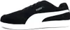 A side view of a black Puma sneaker with a white stripe and sole. Podgląd zdjęcia produktu