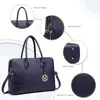 Große Tote-Handtasche Damen mit Metallreißverschlüssen und Produktbild-Vorschau 6
