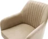 DELIFE Esszimmerstuhl Greg-Flex Mikrofaser Beige Vintage Produktbild-Vorschau 4