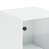 vidaXL Vysoká doska so sklenenými dvierkami biela 35x37x142 Náhľad obrázku produktu 11