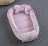 Mini PUNKTE Rosa/ MINKY ROSA Babynestchen Unterlage 2 Tlg Produktbild-Vorschau 2