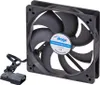 Akyga System fan 12 cm black AW-12A-BK Molex 120x120 mm, Podgląd zdjęcia produktu 6