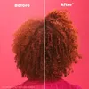 A split image showing the back of a person's head with curly hair, divided into 'Before' and 'After' sections, demonstrating a hair product's effect. Anteprima dell’immagine prodotto
