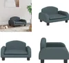 vidaXL Hundebett Dunkelgrau 50x40x30 cm Stoff - Hundebett - Produktbild-Vorschau 1