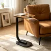 C-Form Beistelltisch Höhenverstellbar 43-72cm,Modern Produktbild-Vorschau 1