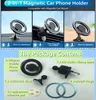 Handyhalterung Auto Magnet Kompatibel mit MagSafe Produktbild-Vorschau 3