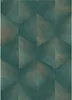 A close-up, repeating pattern of hexagonal shapes with a textured, wood-like appearance in shades of teal and brown. Podgląd zdjęcia produktu