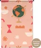 MuchoWow® Wandteppich Wandbehang Globus - Rosa - Pastell Produktbild-Vorschau 1