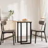 vidaXL Stół do jadalni O-rama 50x50x75 cm z litego drewna Podgląd zdjęcia produktu 3