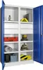 Schwerlastschrank - Vollblechtüren - Trennwand - 6 Böden - Produktbild-Vorschau 8