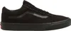 A black Vans sneaker is shown from the side against a white background. Voir les images du produit