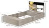 Outsunny Sandkasten 154 x 80 x 60 cm Sandkiste aus Holz für Produktbild-Vorschau 3