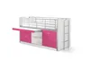 Hochbett Bonny, Weiß / Fuchsia Produktbild-Vorschau 1