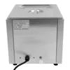 The back view of a stainless steel sausage heating machine. Náhled obrázku produktu