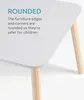 Navaris Kindersitzgruppe 3tlg. aus Holz - 1 Kindertisch 2 Produktbild-Vorschau 2