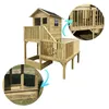 4iQ Spielhaus Hubert Gartenhaus aus Holz 226,5x176x272 cm Produktbild-Vorschau 2