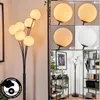 Lerici Stehlampe aus Metall/Glas in Schwarz/Weiß Produktbild-Vorschau 1