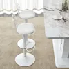 2er-Set Barhocker Weiß & Transparent, Höhenverstellbar Produktbild-Vorschau 7