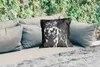 MuchoWow® Outdoor Kissen - Wolf - Tiere - Wild - Schwarz - Produktbild-Vorschau 2