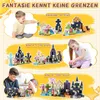 Bettizia Briques magnétiques 220 pièces Magnetic Tiles Jeu Voir les images du produit 4