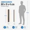 Vonkajšie nástenné svietidlo MasterLED IP65, 80 cm, čierne, Náhľad obrázku produktu 4