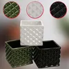 KOTARBAU® Blumentopf Keramik glasiert Quadratisch Weiß Produktbild-Vorschau 9