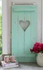 Landhaus Fensterladen AQUA mit Herz, Shabby antique Produktbild-Vorschau 1
