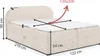 Sofello Boxspringbett 120-200x200 abgerundete FormMoon Box Produktbild-Vorschau 6