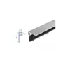 DELOCK borstelstrook 20 mm met aluminium profiel, schuin - Productafbeelding-voorbeeld 4