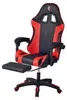 Poltrona da gaming rosso e nero con cuscino HR-RED Anteprima dell’immagine prodotto 11