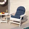 Solidchoice - Waterbestendig Kussen voor Tuinstoel met Hoge Productafbeelding-voorbeeld 3